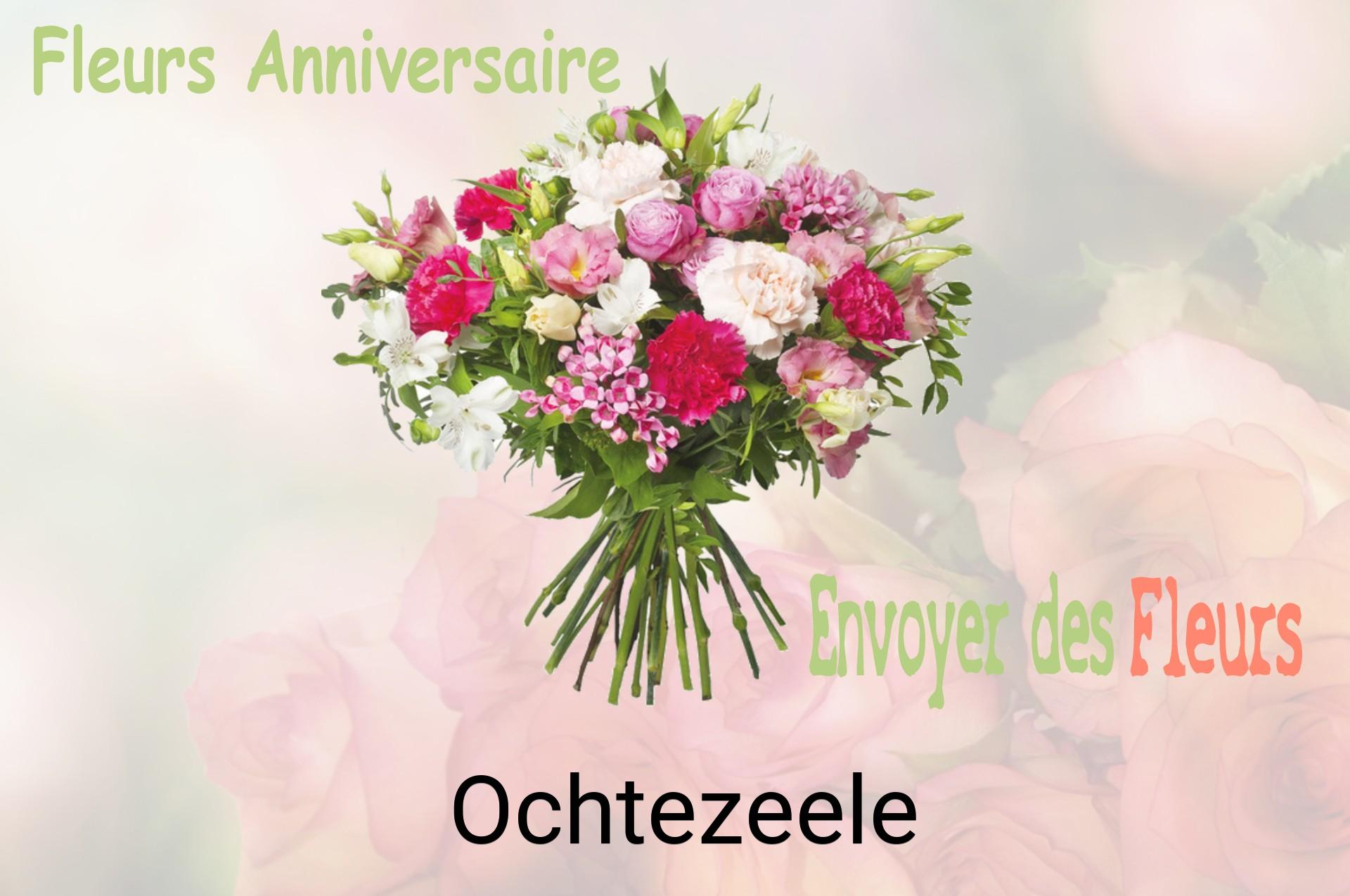 Bouquet de fleurs d’anniversaire livré à Ochtezeele